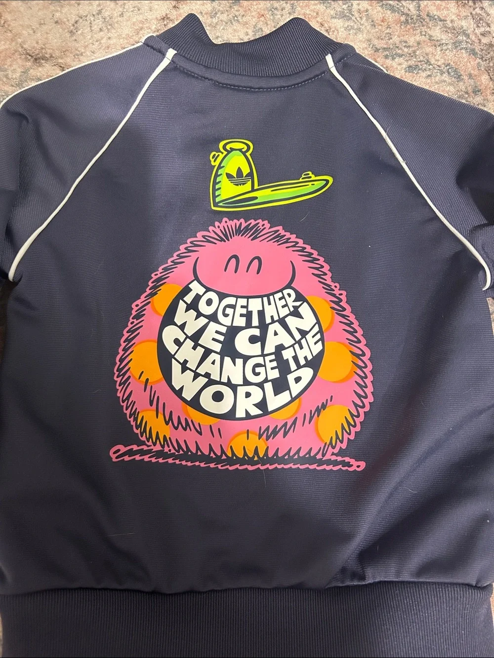 Adidas Original Kevin Lyon’s Kids Navy Track Jacket